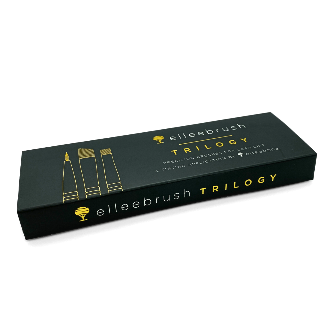 Elleebrush Trilogy Set: The Ultimate Brow And Lash Artistry Brush Kit