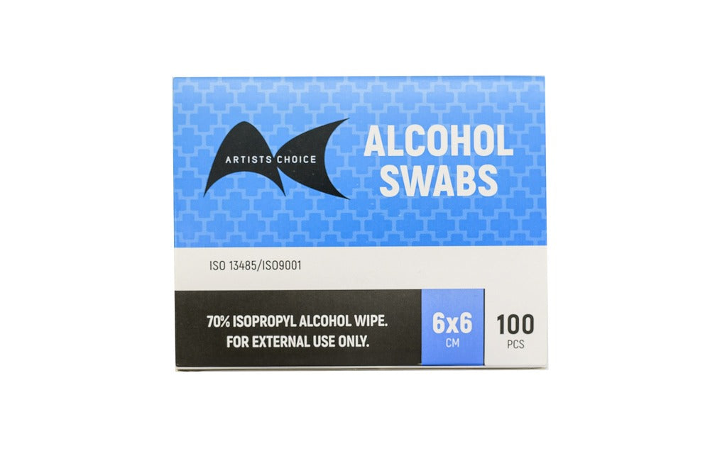 Artist Choice Alcohol Swabs 6x6cm - 100pk