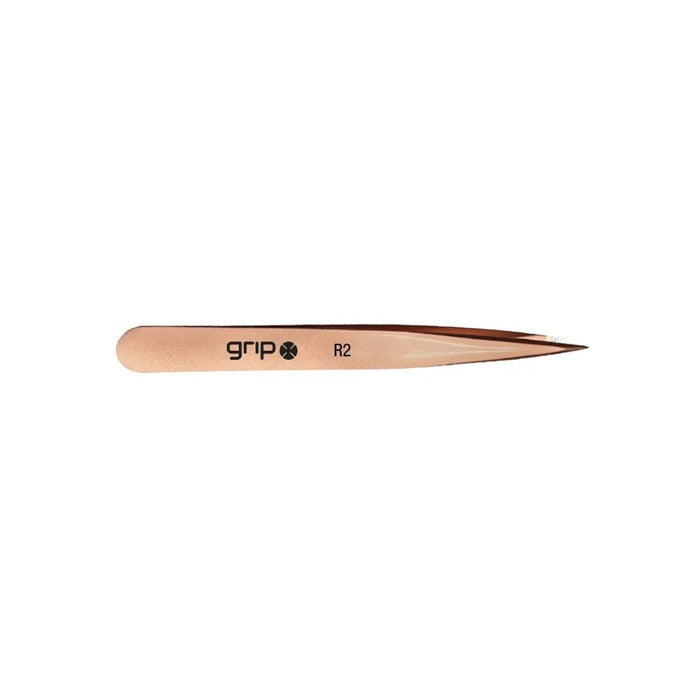 Grip® Tweezers Pointed Tip Stainless Steel - Rose Gold