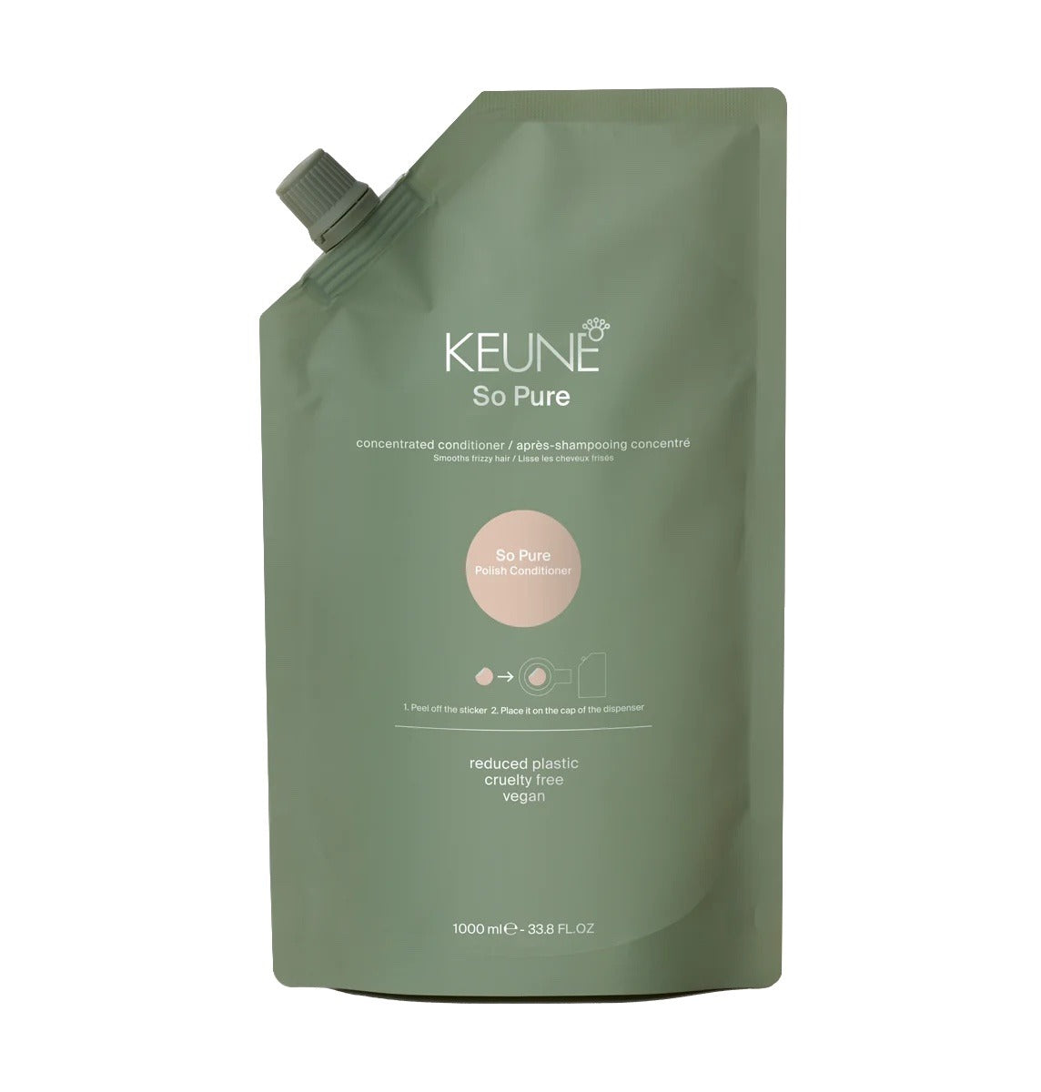 Keune So Pure Polish Conditioner Refill - 1000ml