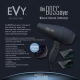 Evy Professional Theboss Dryer With Diffuser Black