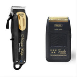 Wahl Magic Clip + Finale Combo - Black & Gold